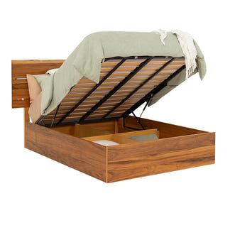 BAXTER BAXTER QUEEN LIFT BED - BLACKWOOD 0