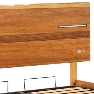 BAXTER BAXTER QUEEN LIFT BED - BLACKWOOD 0