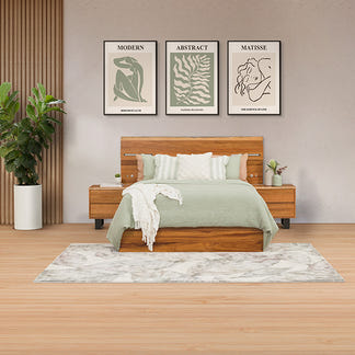 BAXTER BAXTER QUEEN LIFT BED - BLACKWOOD 0