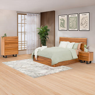 BAXTER BAXTER QUEEN LIFT BED - BLACKWOOD 0