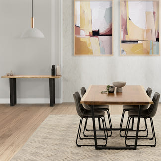 BAXTER BAXTER HALL TABLE - 1400X450 - BLACKWOOD