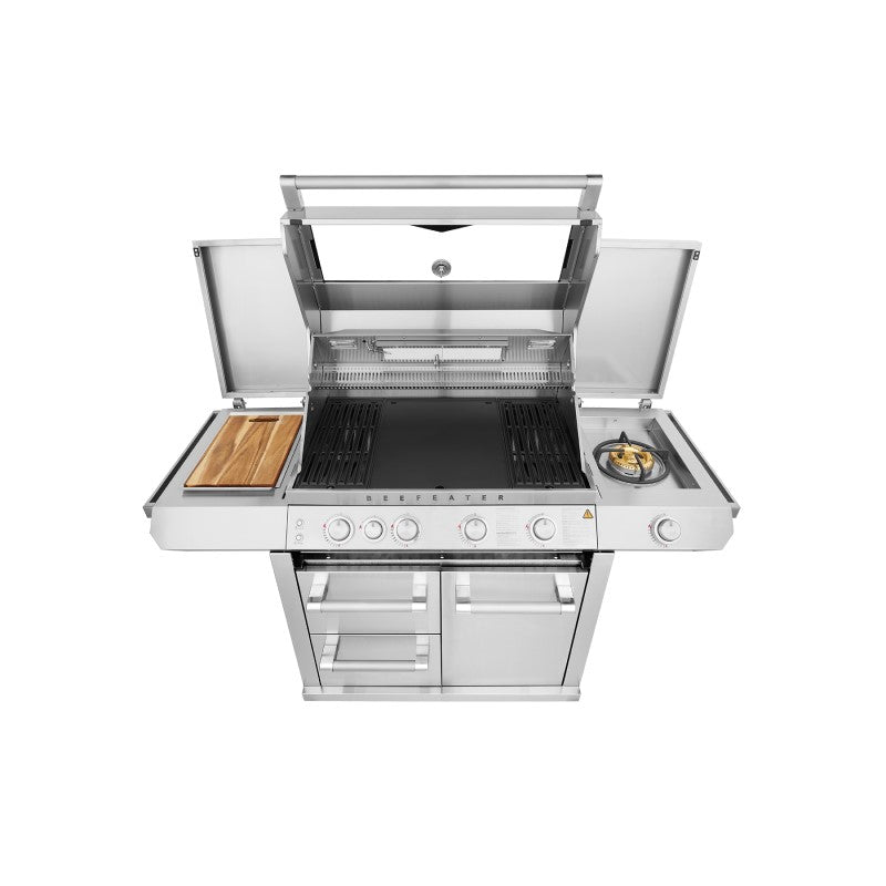 BEEFEATER SIGNATURE 7000 PREMIUM 4B BUILT IN BBQ & TROLLEY
