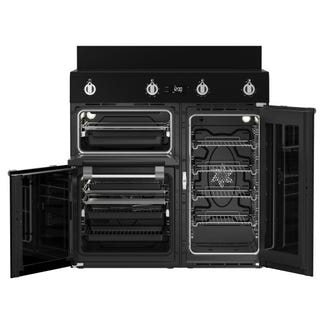 BEKO FREESTANDING COOKER WITH INDUCTION COOKTOP BLACK 90cm