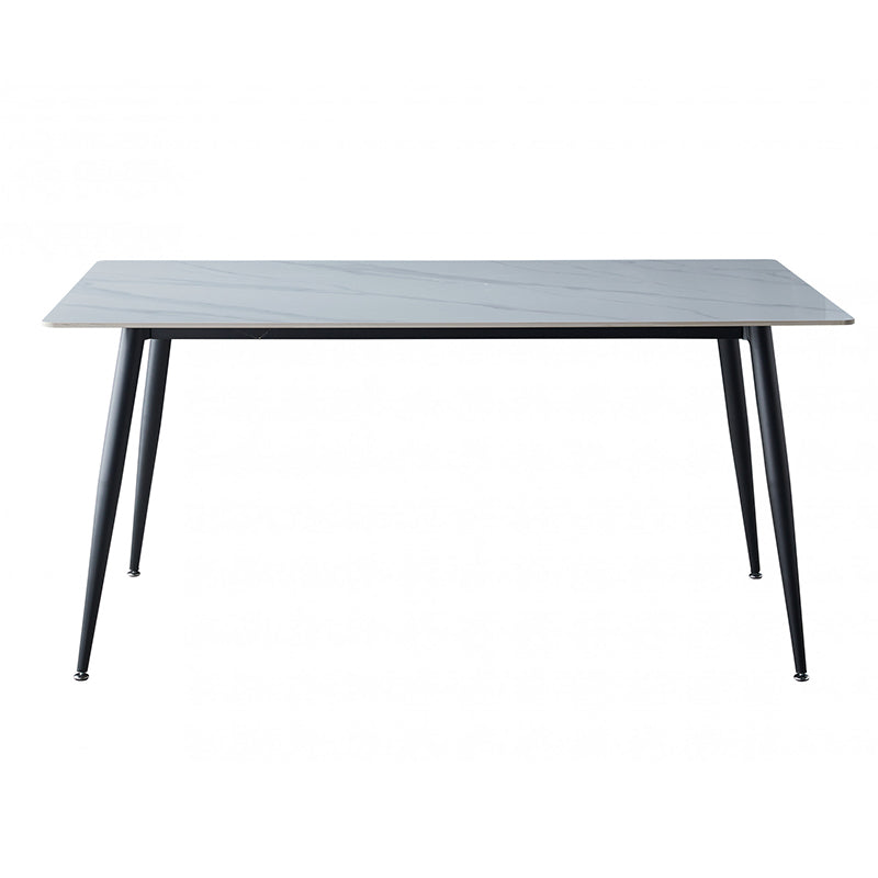 BENTLEY BENTLEY DINING TABLE - 1800X900 - BENTLEY WHITE/BLACK