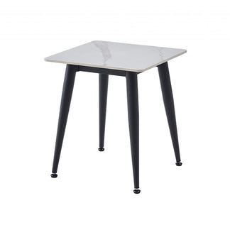 BENTLEY BENTLEY SIDE TABLE - 500X500 - BENTLEY WHITE/BLACK