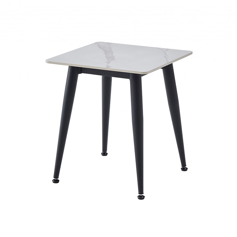 BENTLEY BENTLEY SIDE TABLE - 500X500 - BENTLEY WHITE/BLACK