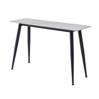 BENTLEY BENTLEY CONSOLE TABLE - 1200X400 - BENTLEY WHITE/BLACK