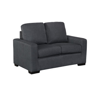 BILLY BILLY CHARCOAL - LINEN FABRIC - 2 + 3 SEAT SOFA PAIR
