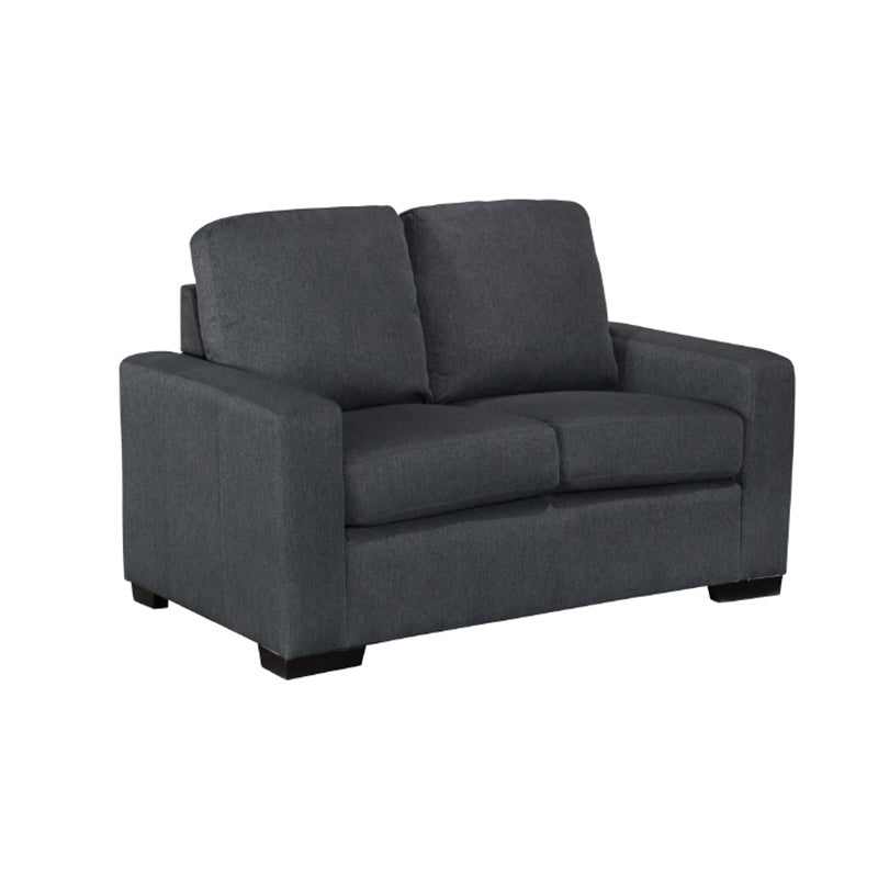 BILLY BILLY CHARCOAL - LINEN FABRIC - 2 + 3 SEAT SOFA PAIR