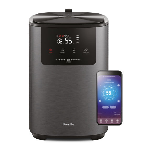 BREVILLE THE SMART MIST TOP CONNECT HUMIDIFIER GRAPHITE