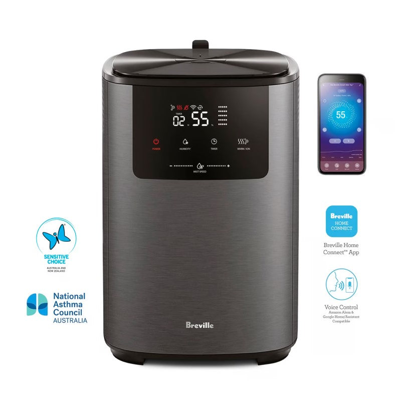 BREVILLE THE SMART MIST TOP CONNECT HUMIDIFIER GRAPHITE