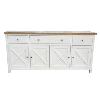 SHELLWOOD SHELLWOOD BUFFET - 1800 X420 - LIGHT OAK/WHITE