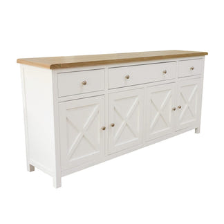 SHELLWOOD SHELLWOOD BUFFET - 1800 X420 - LIGHT OAK/WHITE
