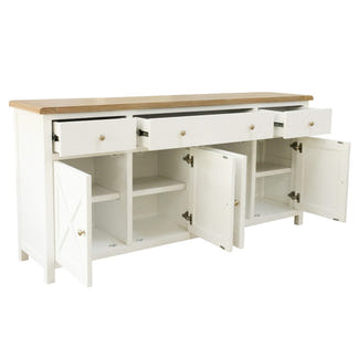 SHELLWOOD SHELLWOOD BUFFET - 1800 X420 - LIGHT OAK/WHITE