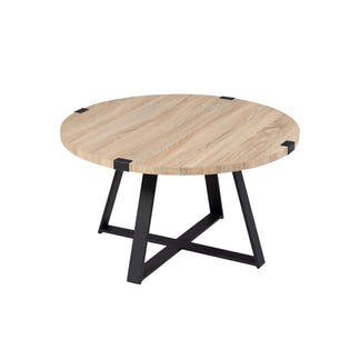 Capri Coffee Table - Timber/Black