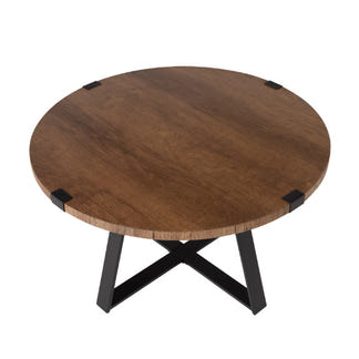 Capri Coffee Table - Dark Oak/Black