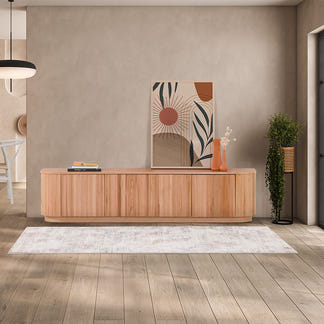 CAESAR CAESAR ENTERTAINMENT UNIT - 2062X450 - MESSMATE NATURAL