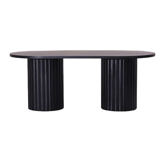 CAESAR CAESAR DINING TABLE - 2100X1100 - MESSMATE BLACK