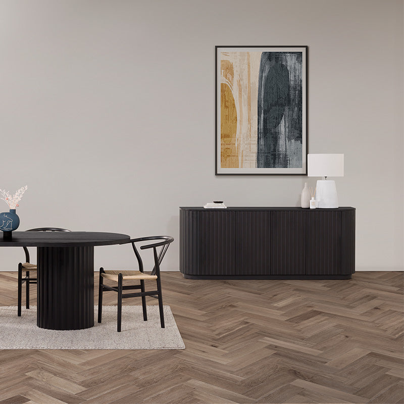 CAESAR CAESAR BUFFET - 2062X450 - MESSMATE BLACK