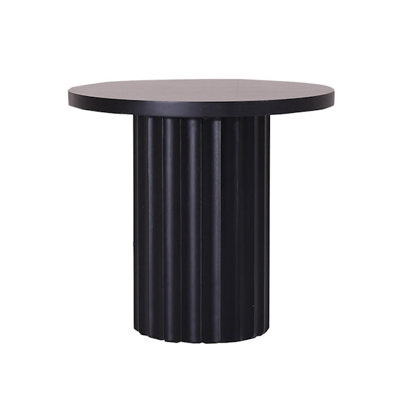 CAESAR CAESAR LAMP TABLE - 600 ROUND - MESSMATE BLACK