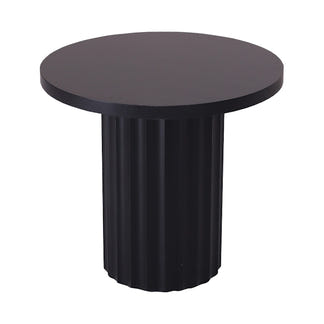 CAESAR CAESAR LAMP TABLE - 600 ROUND - MESSMATE BLACK