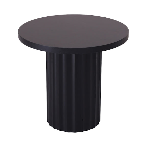 CAESAR CAESAR LAMP TABLE - 600 ROUND - MESSMATE BLACK