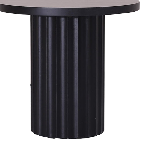 CAESAR CAESAR LAMP TABLE - 600 ROUND - MESSMATE BLACK