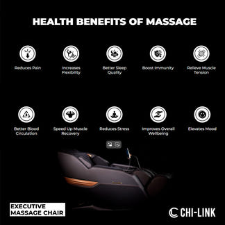 CHI-LINK CHI-LINK EXECUTIVE MASSAGE CHAIR - BLACK