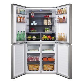 CHIQ CROSS DOOR REFRIGERATOR INVERTER TECHNOLOGY VCM SILVER 601L