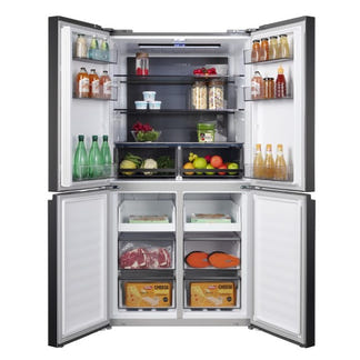 CHIQ CROSS DOOR REFRIGERATOR INVERTER TECHNOLOGY BLACK STEEL 601L