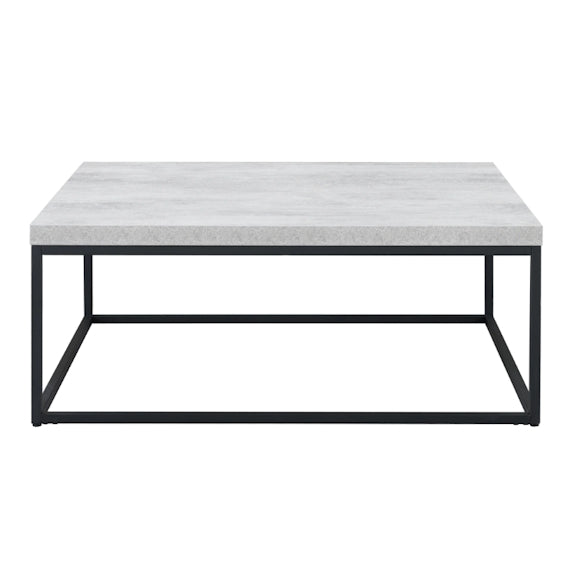 CHRYZLER CHRYZLER COFFEE TABLE - 1000X1000 - CEMENT LOOK/BLACK