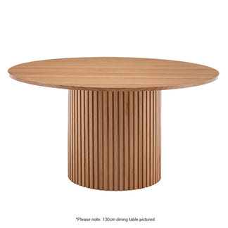 CLEO CLEO DINING TABLE - 1500 ROUND - MESSMATE NATURAL