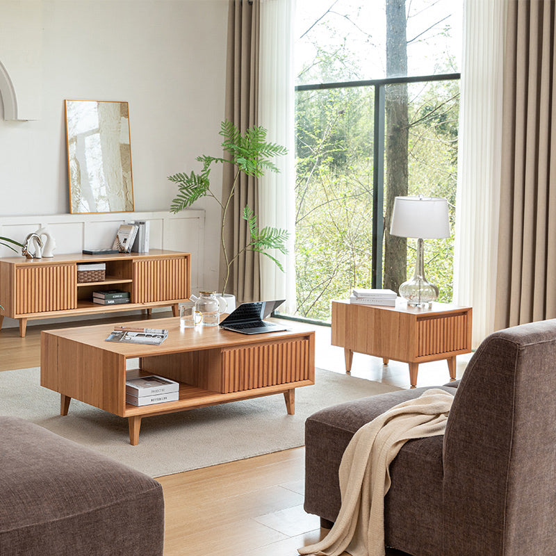 CLEO CLEO LAMP TABLE - 600X600 - MESSMATE NATURAL