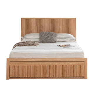 CLEO CLEO KING BEDROOM SUITE 4PCE - MESSMATE NATURAL