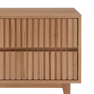 CLEO CLEO DOUBLE BEDROOM SUITE 4PCE - MESSMATE NATURAL
