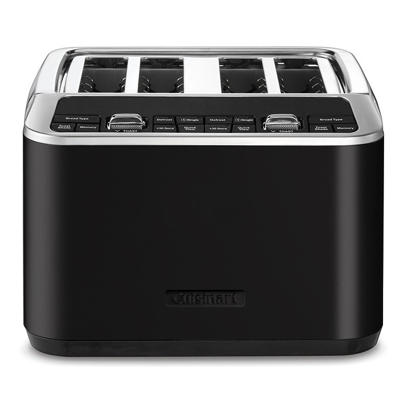 CUSINART SIGNATURE AUTOMATED DIGITAL 4 SLICE TOASTER - BLACK