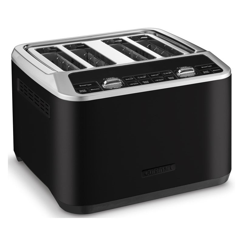 CUSINART SIGNATURE AUTOMATED DIGITAL 4 SLICE TOASTER - BLACK