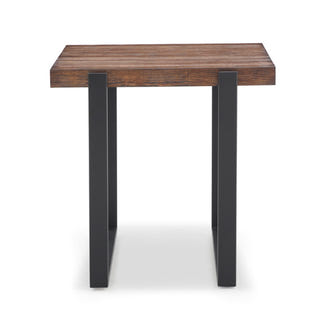 Cottage Lamp Table - Pine/Black