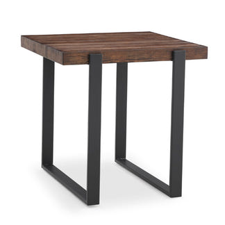 Cottage Lamp Table - Pine/Black