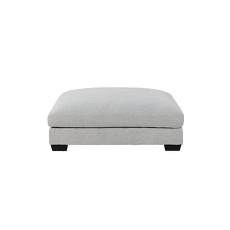 DARIA DARIA LIGHT GREY - FABRIC - CORNER LOUNGE WITH OTTOMAN
