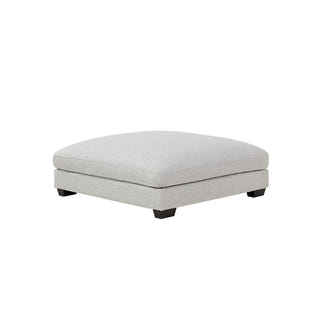 DARIA DARIA LIGHT GREY - FABRIC - CORNER LOUNGE WITH OTTOMAN