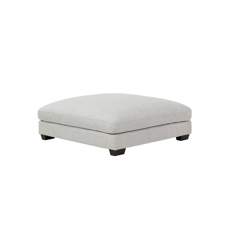DARIA DARIA LIGHT GREY - FABRIC - CORNER LOUNGE WITH OTTOMAN