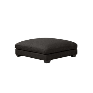 DARIA DARIA DARK GREY - FABRIC - CORNER LOUNGE WITH OTTOMAN