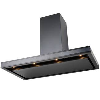 SCHWEIGEN RANGEHOOD CANOPY SILENT  MODERATE COOKING BLACK 90cm