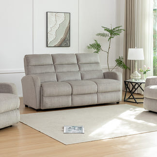 ECHO ECHO GREY - RIVER SUEDE - 3 SEATER + R + R