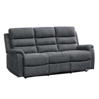 EDISON EDISON CHARCOAL - MIST SUEDE - 3 PCE LOUNGE SUITE 3RR+R+R