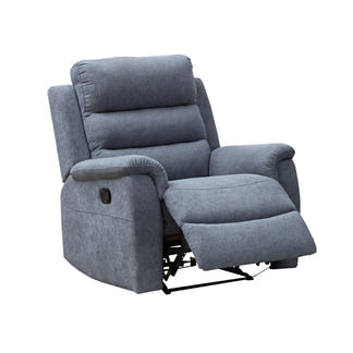 EDISON EDISON ST BLUE - MIST SUEDE - 3 PCE LOUNGE SUITE 3RR+R+R