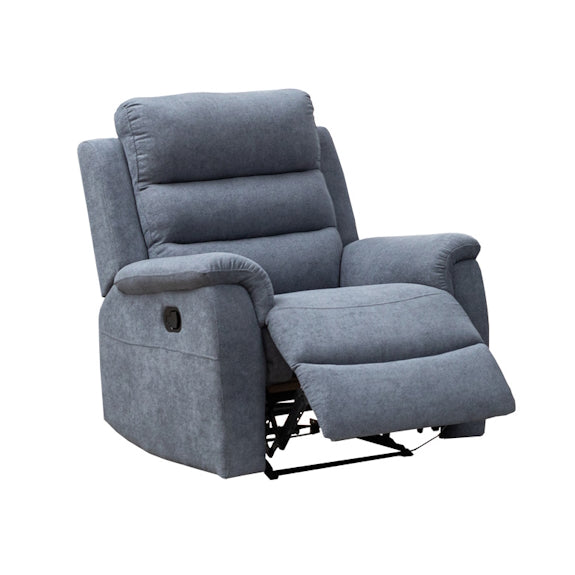 EDISON EDISON ST BLUE - MIST SUEDE - 3 PCE LOUNGE SUITE 3RR+R+R