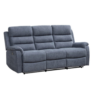 EDISON EDISON ST BLUE - MIST SUEDE - 3 PCE LOUNGE SUITE 3RR+R+R