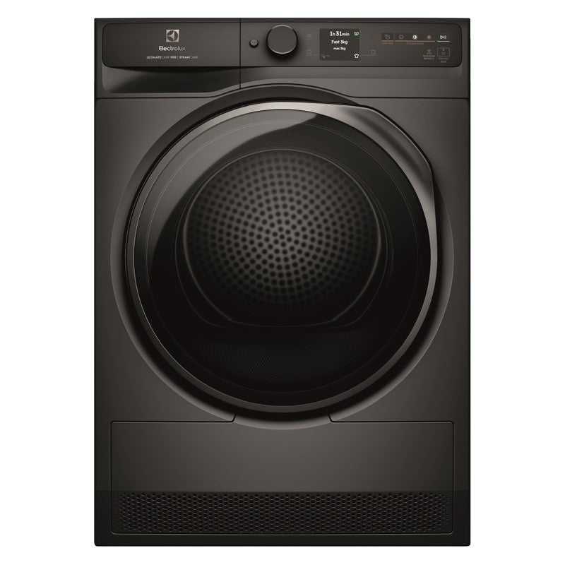 ELECTROLUX 900 SERIES STEAM HEAT PUMP DRYER DARK 9KG